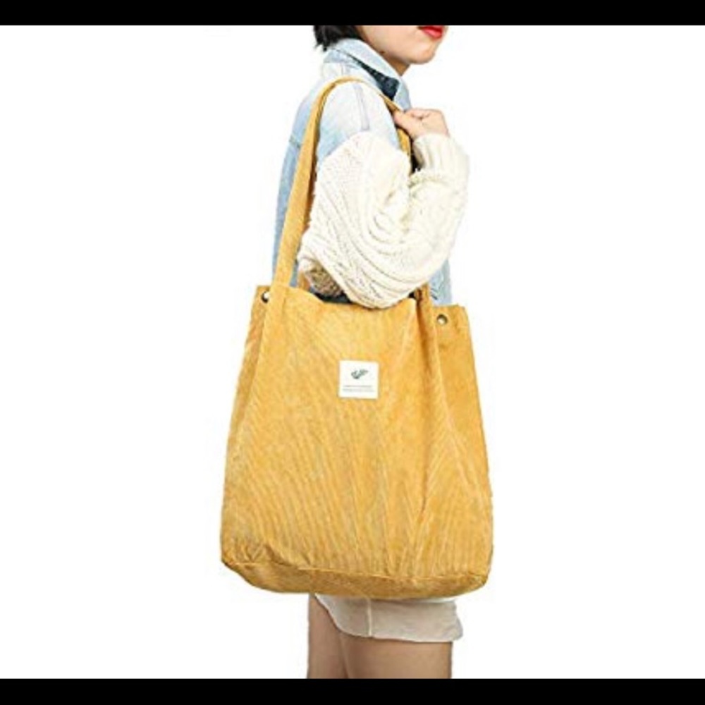 Tote Bag for Women Girls (Yellow)